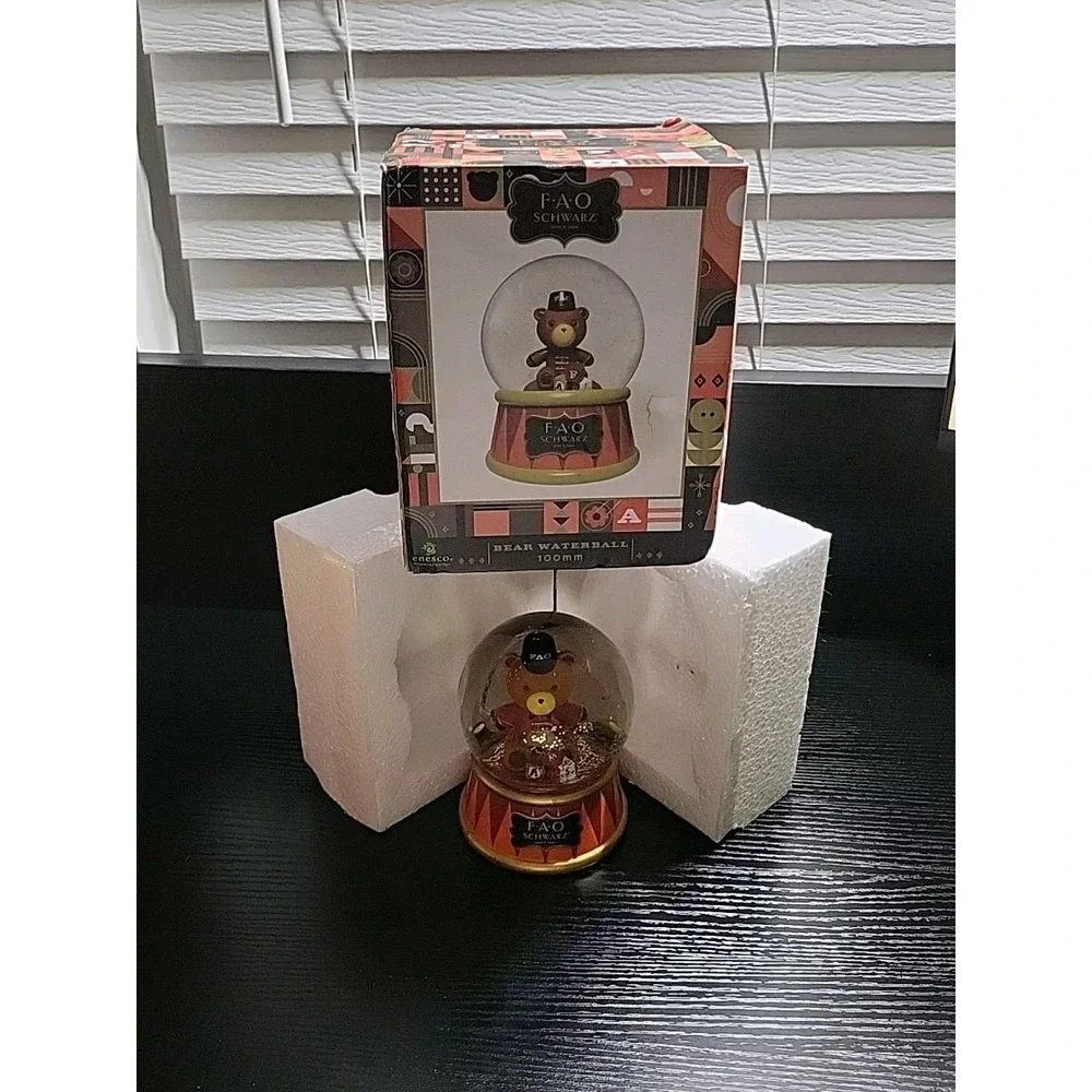 Department 56 FAO Schwarz SNOW GLOBE Bear 🐻